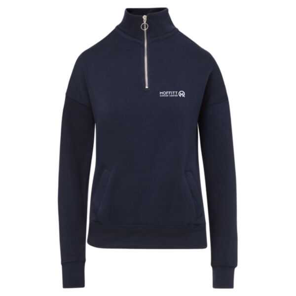 Moffitt Cancer Center Women's Cloud Fleece Quarter-Zip Pullover Sweatshirt Thumbnail